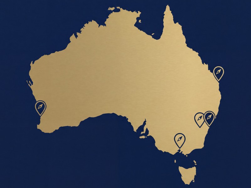 Australia service areas
